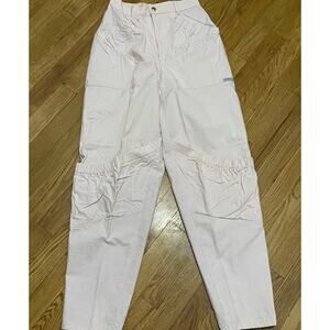 Vintage Hands On light pink unique one of a kind‎ cargo pants knee pouch Size 7